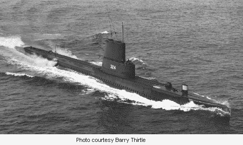 As a Guppy class 
submarine